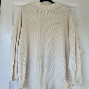 PINK Victoria's Secret Cream Turtleneck Sweater